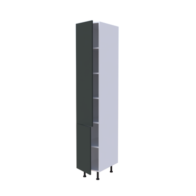 Colonne 2 portes étagères intérieures - Larg. 40cm - Haut. 235cm (pieds inclus)