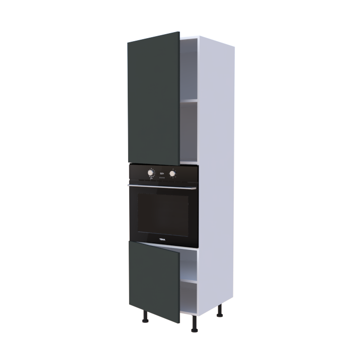 Colonne Four + 2 portes - Larg. 60cm - Haut. 215cm (pieds inclus)