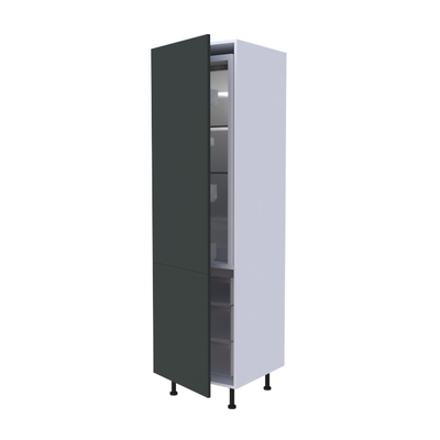 Colonne réfrigérateur 2 portes - Larg. 60cm - Haut. 215cm (pieds inclus)