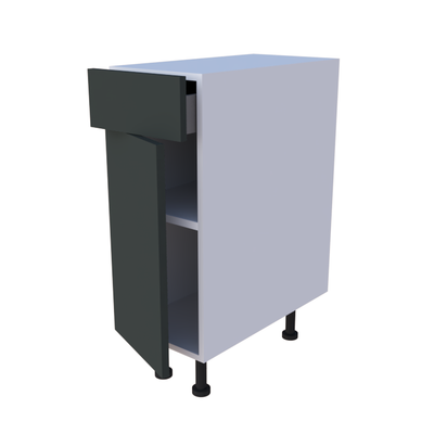 Meuble bas 1 porte + 1 tiroir - larg. 30 cm - Haut. 85cm (pieds inclus)