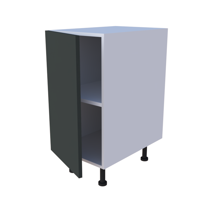 Meuble bas de rangement 1 porte - larg 40cm - Haut. 85cm (pieds inclus)