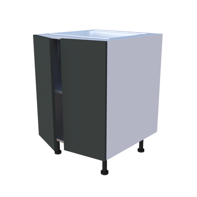 Meuble bas evier 2 portes - larg. 60cm - Haut. 85cm (pieds inclus)