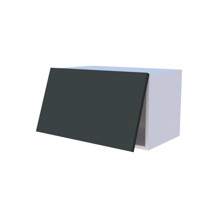 Meuble haut abattant 1 porte - Larg. 60cm - Haut. 35cm