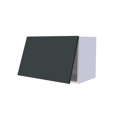 Meuble haut abattant 1 porte - Larg. 60cm - Haut. 40cm
