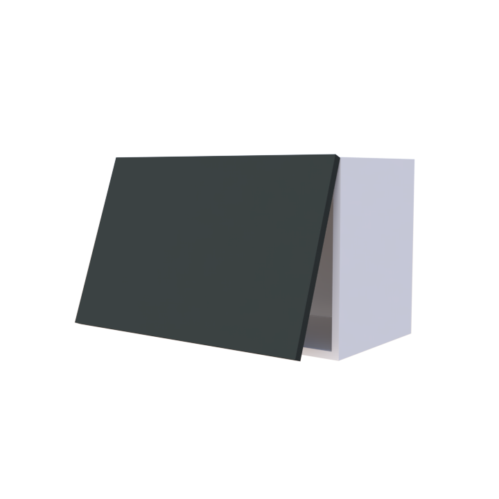 Meuble haut abattant 1 porte - Larg. 60cm - Haut. 40cm