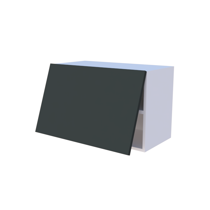 Meuble haut abattant 1 porte - Larg. 70cm - Haut. 45cm