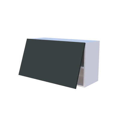 Meuble haut abattant 1 porte - Larg. 90cm - Haut. 50cm