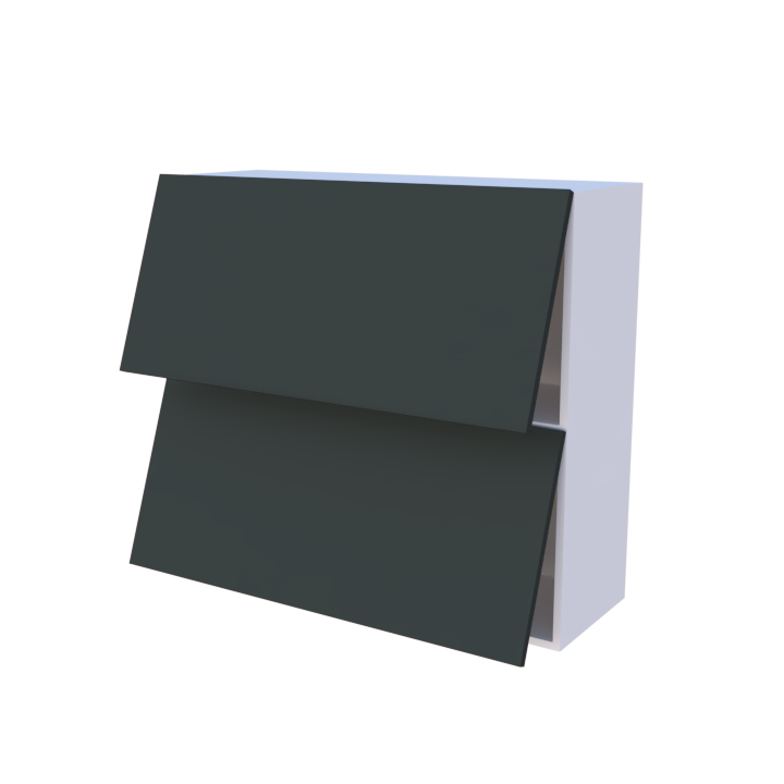 Meuble haut abattant 2 portes - Larg. 100cm - Haut. 90cm
