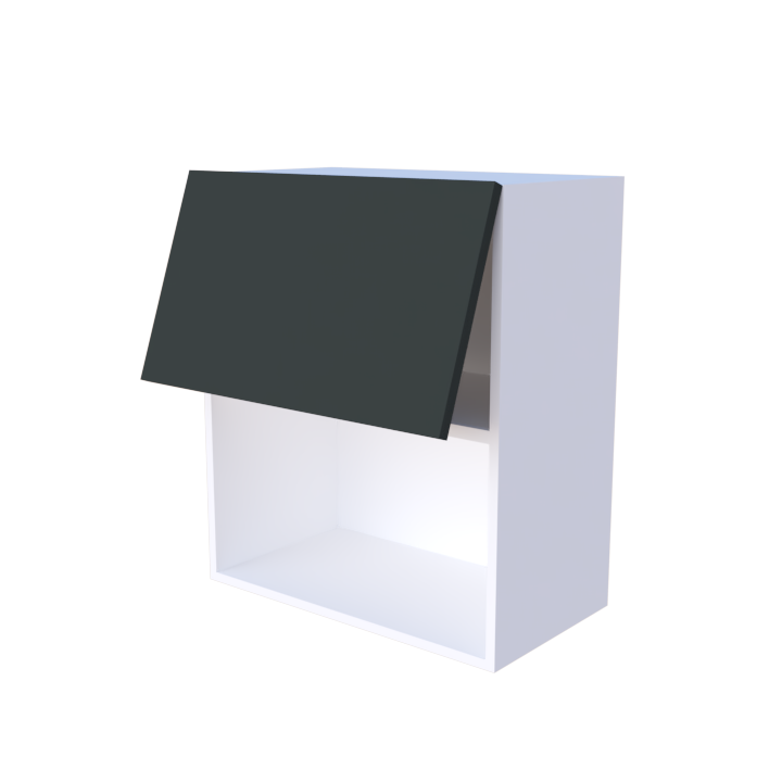 Meuble haut abattant 1 porte micro onde - Larg. 60cm - Haut. 70cm