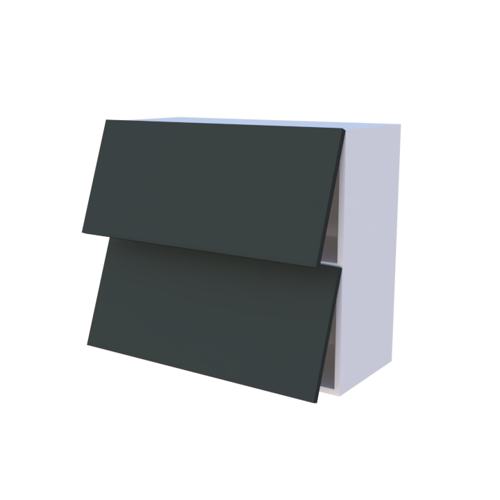 Meuble haut abattant 2 portes - Larg. 80cm - Haut. 70cm