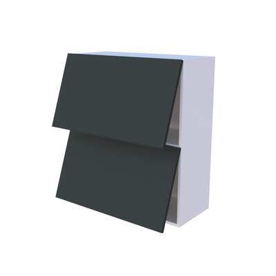 Meuble haut abattant 2 portes - Larg. 80cm - Haut. 90cm