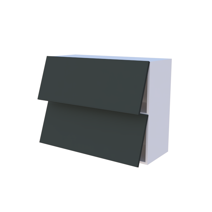 Meuble haut abattant 2 portes - Larg. 90cm - Haut. 70cm