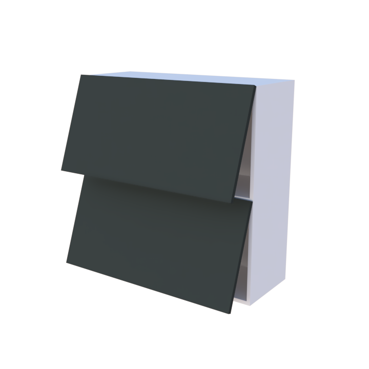 Meuble haut abattant 2 portes - Larg. 90cm - Haut. 90cm