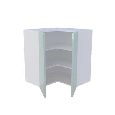 Meuble haut d'angle 2 portes - 70cm