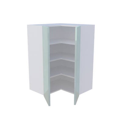Meuble haut d'angle 2 portes - 90cm