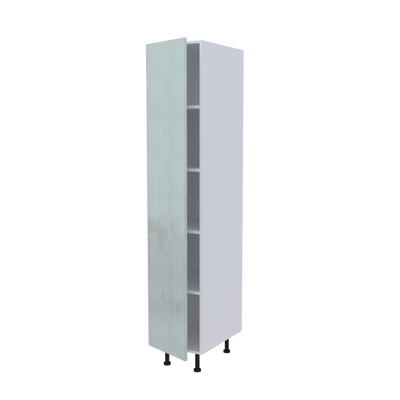 Colonne 1 porte étagères intérieures - Larg. 40cm - Haut. 215cm (pieds inclus)