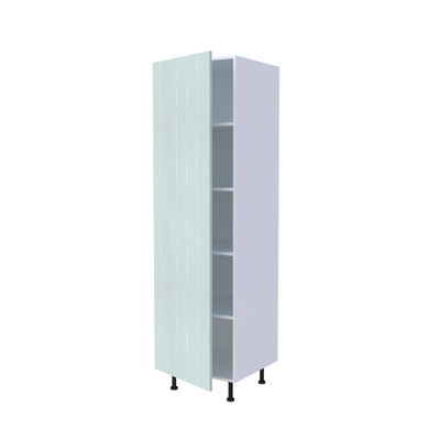 Colonne 1 porte étagères intérieures - Larg. 60cm - Haut. 215cm (pieds inclus)