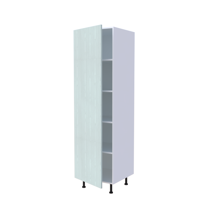 Colonne 1 porte étagères intérieures - Larg. 60cm - Haut. 215cm (pieds inclus)