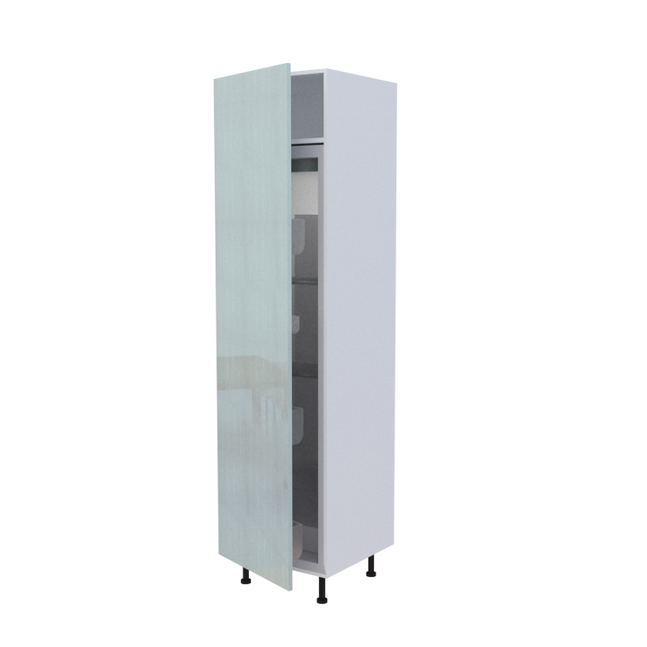 Colonne réfrigérateur 1 porte - Larg. 60cm - Haut. 235cm (pieds inclus)