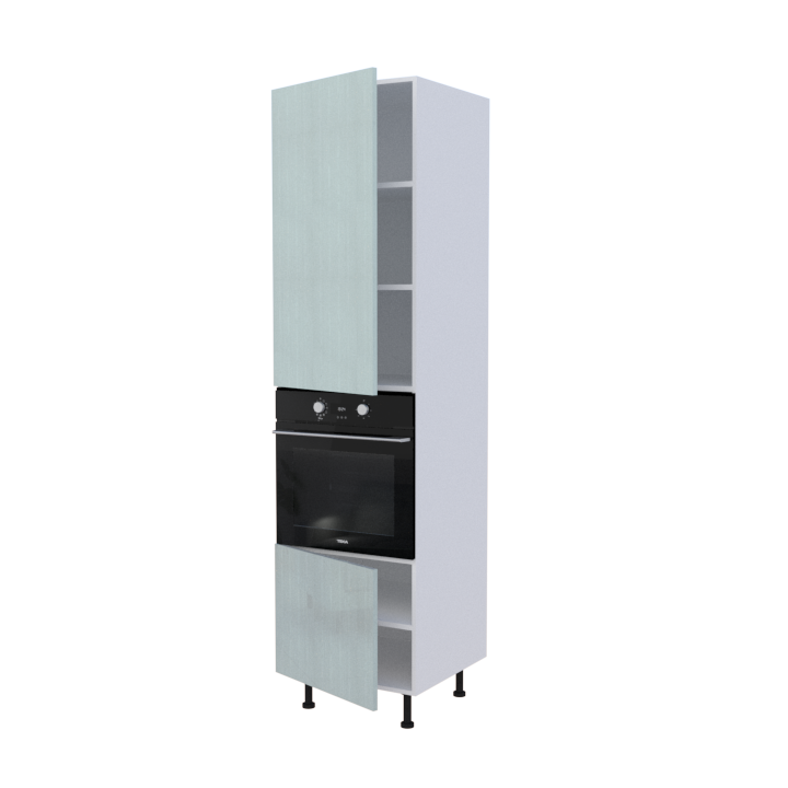 Colonne Four + 2 portes - Larg. 60cm - Haut. 235cm (pieds inclus)
