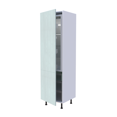 Colonne réfrigérateur 2 portes - Larg. 60cm - Haut. 215cm (pieds inclus)