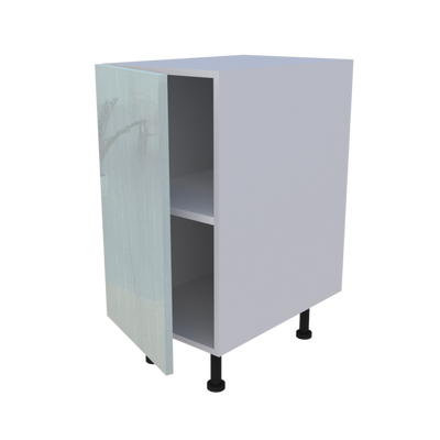 Meuble bas de rangement 1 porte - larg 40cm - Haut. 85cm (pieds inclus)