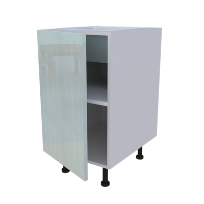 Meuble bas evier 1 porte - larg. 50cm - Haut. 85cm (pieds inclus)
