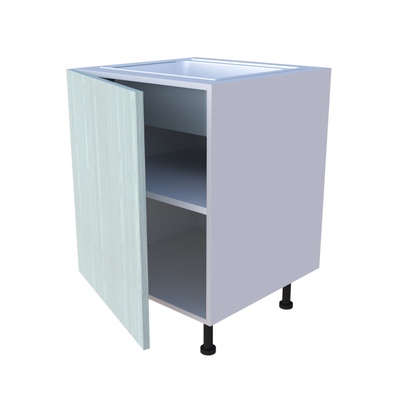 Meuble bas evier 1 porte - larg. 60cm - Haut. 85cm (pieds inclus)