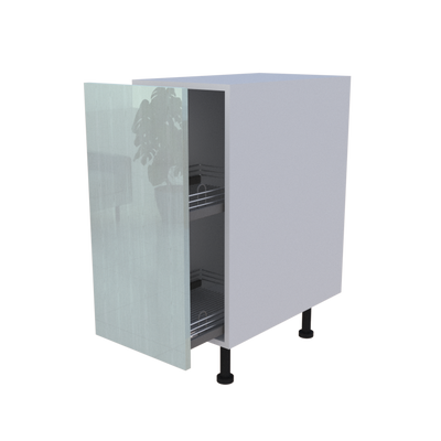 Meuble bas épicier - larg. 35cm - Haut. 85cm (pieds inclus)