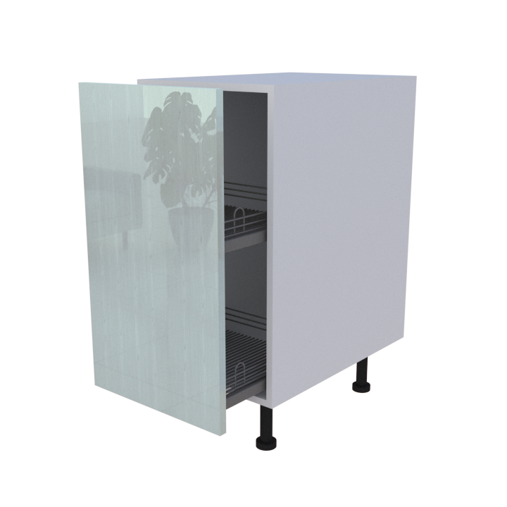 Meuble bas épicier - larg. 40cm - Haut. 85cm (pieds inclus)