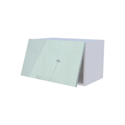 Meuble haut abattant 1 porte - Larg. 60cm - Haut. 35cm