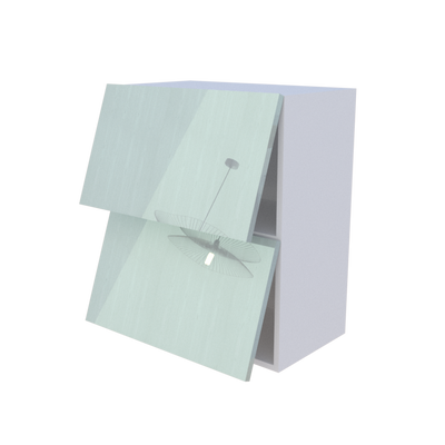 Meuble haut abattant 2 portes - Larg. 60cm - Haut. 70cm