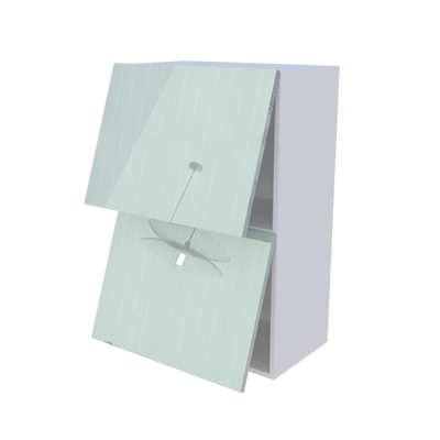 Meuble haut abattant 2 portes - Larg. 60cm - Haut. 90cm