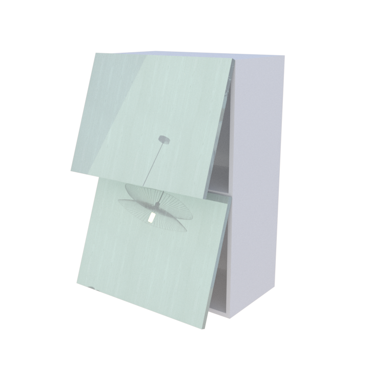 Meuble haut abattant 2 portes - Larg. 60cm - Haut. 90cm