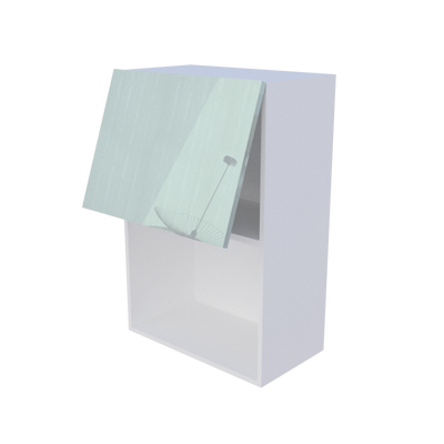 Meuble haut abattant 1 porte micro onde - Larg. 60cm - Haut. 90cm