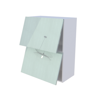 Meuble haut abattant 2 portes - Larg. 70cm - Haut. 90cm