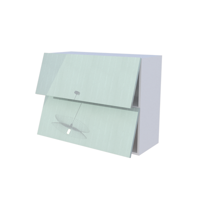 Meuble haut abattant 2 portes - Larg. 90cm - Haut. 70cm