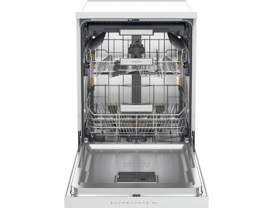 Lave-vaisselle WHIRLPOOL W7FHP43 : Pose libre 15 couverts, 6ème Sens, PowerClean Pro et MaxiSpace