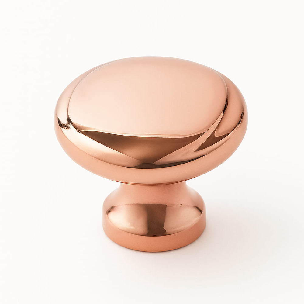Poignée bouton 32mm métal cuivré pour meuble de cuisine sur mesure
