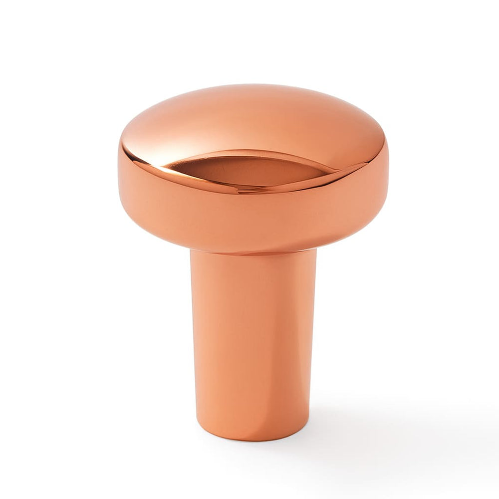 Poignée bouton 20mm en métal cuivré pour meuble de cuisine sur mesure