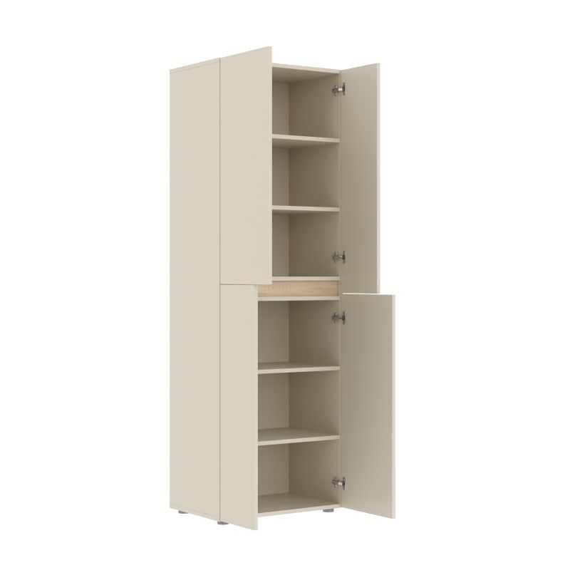 Armoire enfant INGA cachemire 4 portes h184cm