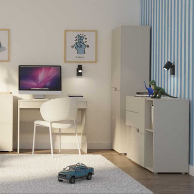 Armoire enfant INGA cachemire 4 portes h184cm