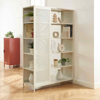 Bibliothèque PANTONE métal beige sable 117x180cm