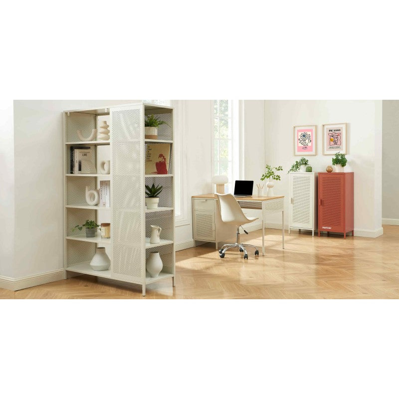 Bibliothèque PANTONE métal beige sable 117x180cm