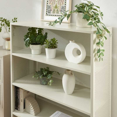 Bibliothèque PANTONE métal beige sable h145cm