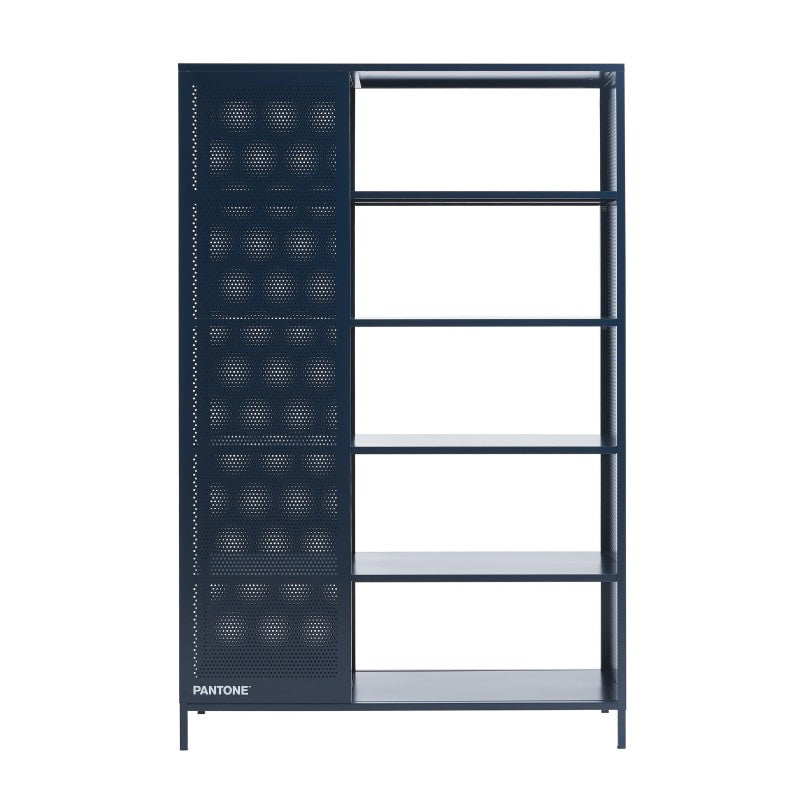 Bibliothèque PANTONE métal bleu nuit 117x180cm