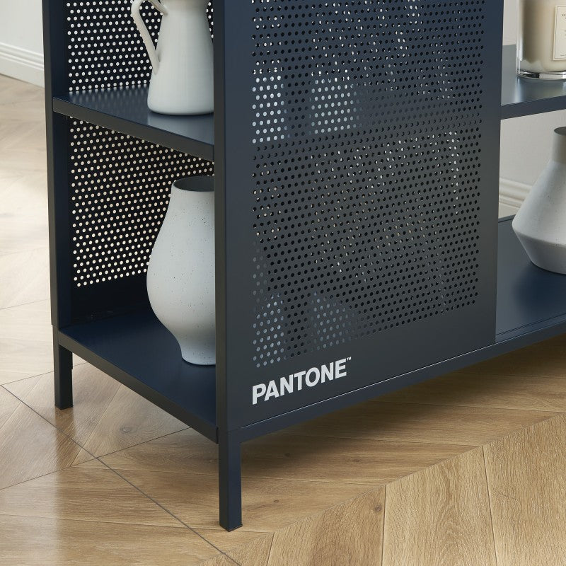 Bibliothèque PANTONE métal bleu nuit 117x180cm