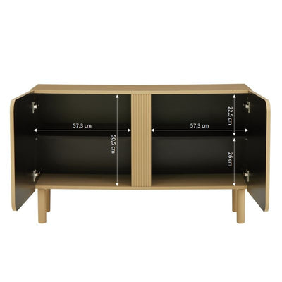 Buffet BRAGA beige 2 portes 120cm