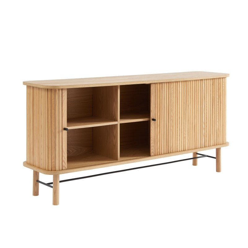 Buffet ERNEST frêne 2 portes tambour 160cm