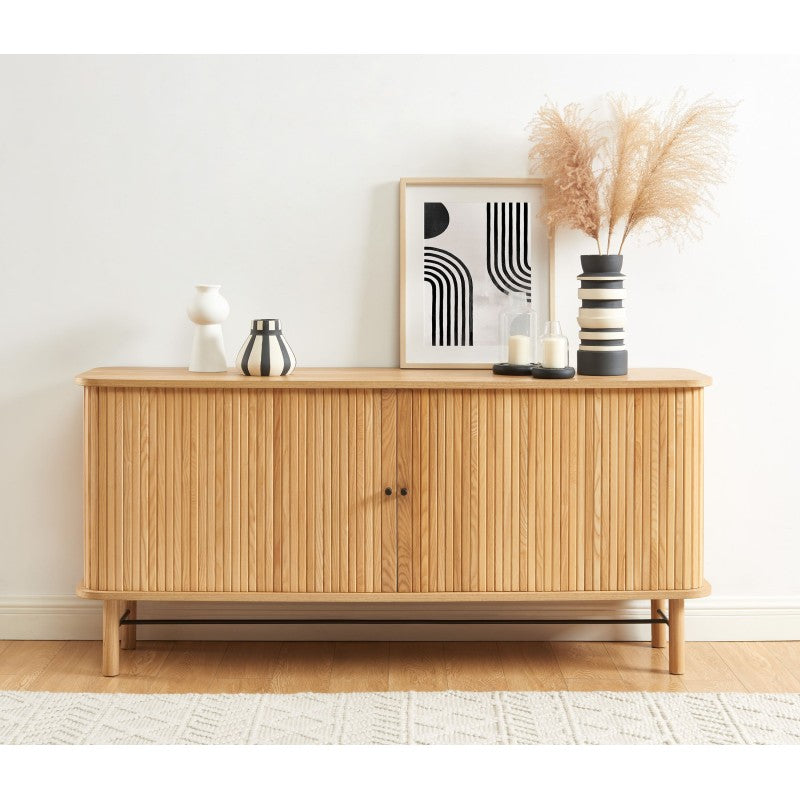 Buffet ERNEST frêne 2 portes tambour 160cm